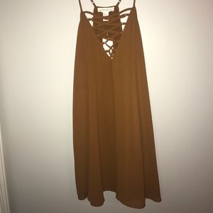 Chestnut Forever 21 Short Dress